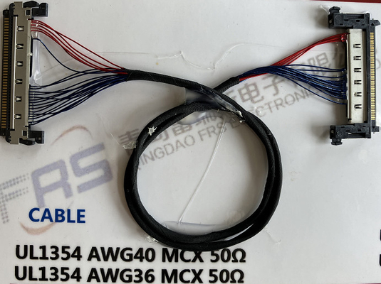 cablaggio del cavo di 0.8mm Awg40 LVDS 30 Pin Connector Cable 180mm