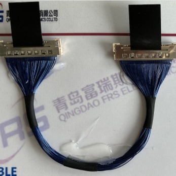 50 assemblaggio cavi coassiale del micro di Pin Awg 36 0.5mm LVDS TV
