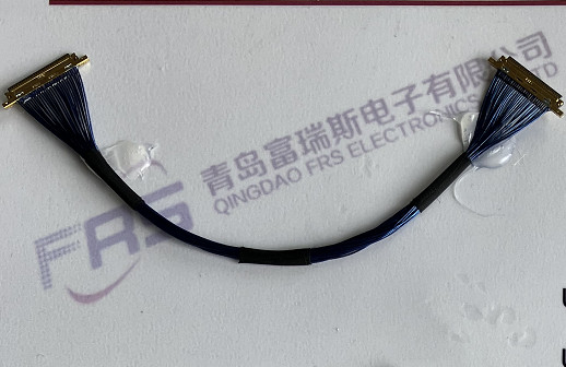 40awg micro assemblaggi cavi del connettore 250mm di Pin LVDS del coassiale 30