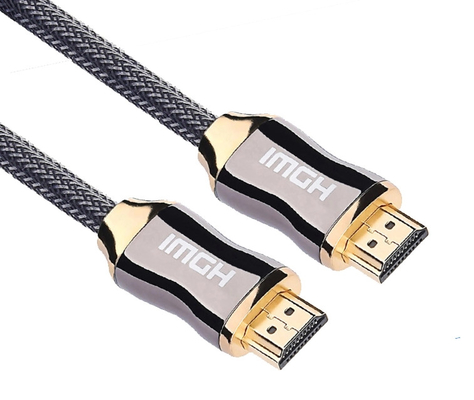 Cavo intrecciato di nylon di 2.0v 4k 60hz Hdmi, cavo di 3d 4k Hdr Hdmi