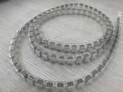 protezione di 10x13mm EMI Foam Gasket Plating Conductive