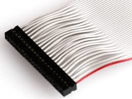 Un tipo PVC flessibile del cavo piano del nastro di 0.5mm ha protetto Ffc