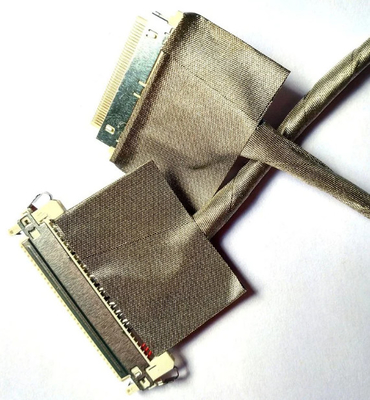 assemblaggio cavi coassiale flessibile del singolo schermo di ORE del cablaggio del cavo di 300mm LVDS