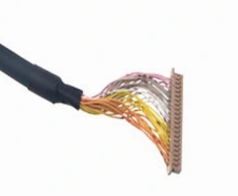 cavo dello schermo del rimorchio dell'automobile 30awg del cablaggio 50mm del cavo di 40p LVDS singolo doppio