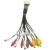Potere dell'assemblaggio cavi di Pin Power Wire Harness 200mm di navigazione 20 elettrico per l'automobile