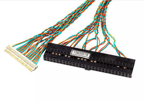 Nichel dell'Assemblea di cablaggio del cavo di Molex 1.8m lungamente pianamente coassiale