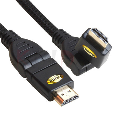 1080p 360 alta velocità del cavo 8.0mm Hdmi di grado 4k ultra Hd Hdmi con Ethernet