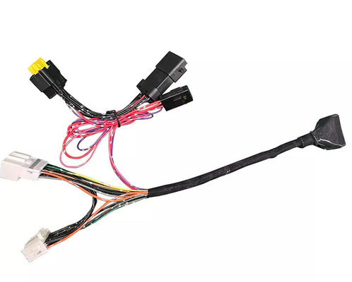 automobile del connettore dell'ECU dell'audio luce della coda del Cctv del PVC degli assemblaggi cavi della macchina fotografica di 0.3mm 0.4mm video
