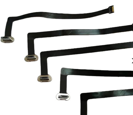 Piano di USB di sincronizzazione di 90 gradi micro cavo a nastro 230mm FPC per fare pagare