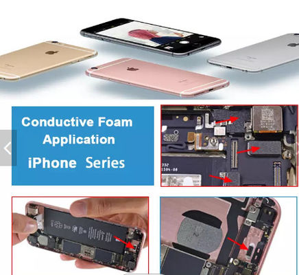 Computer che placcano tessuto conduttivo sopra schiuma 12mm EMI Gasket